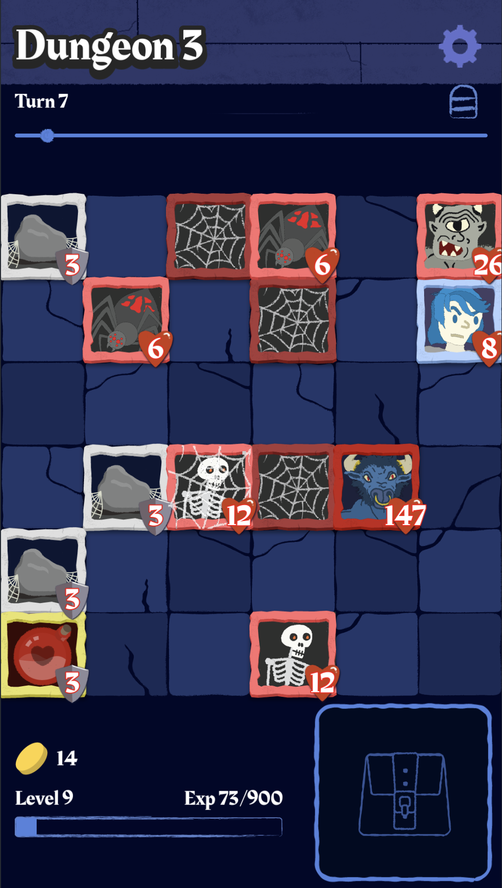 RogueSlide dungeon level gameplay
